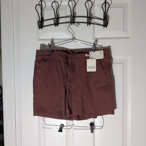 a.n.a Women's Burgundy Red Shorts
